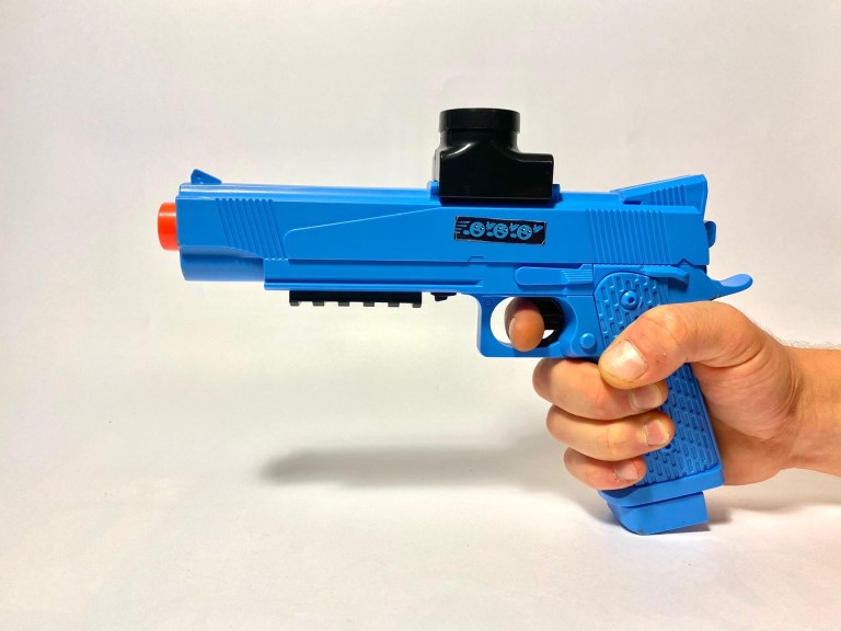 Gellyball Blaster, pistol, blue
